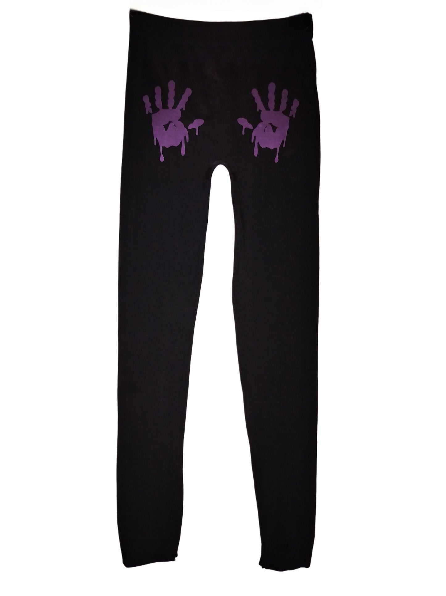 PURPLE DRIPPIN' HANDS LEGGINGS %50 OFF APPLIED AT CHECKOUT