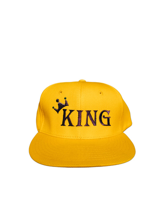 KING SNAPBACK (GOLD & PURPLE)