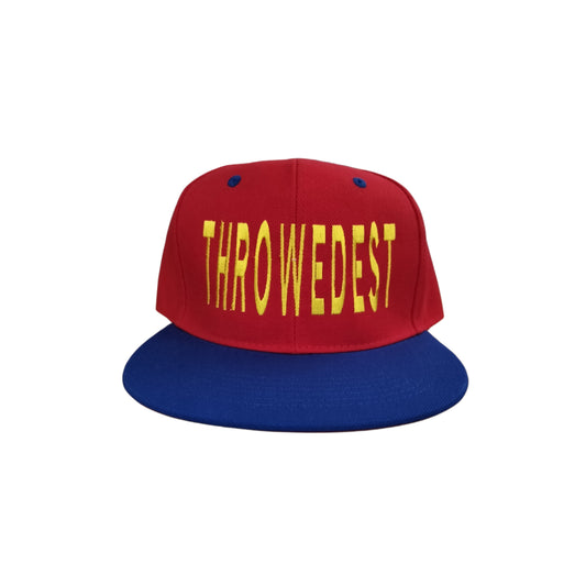 THROWEDEST SNAPBACK (BLUE/RED & GOLD)