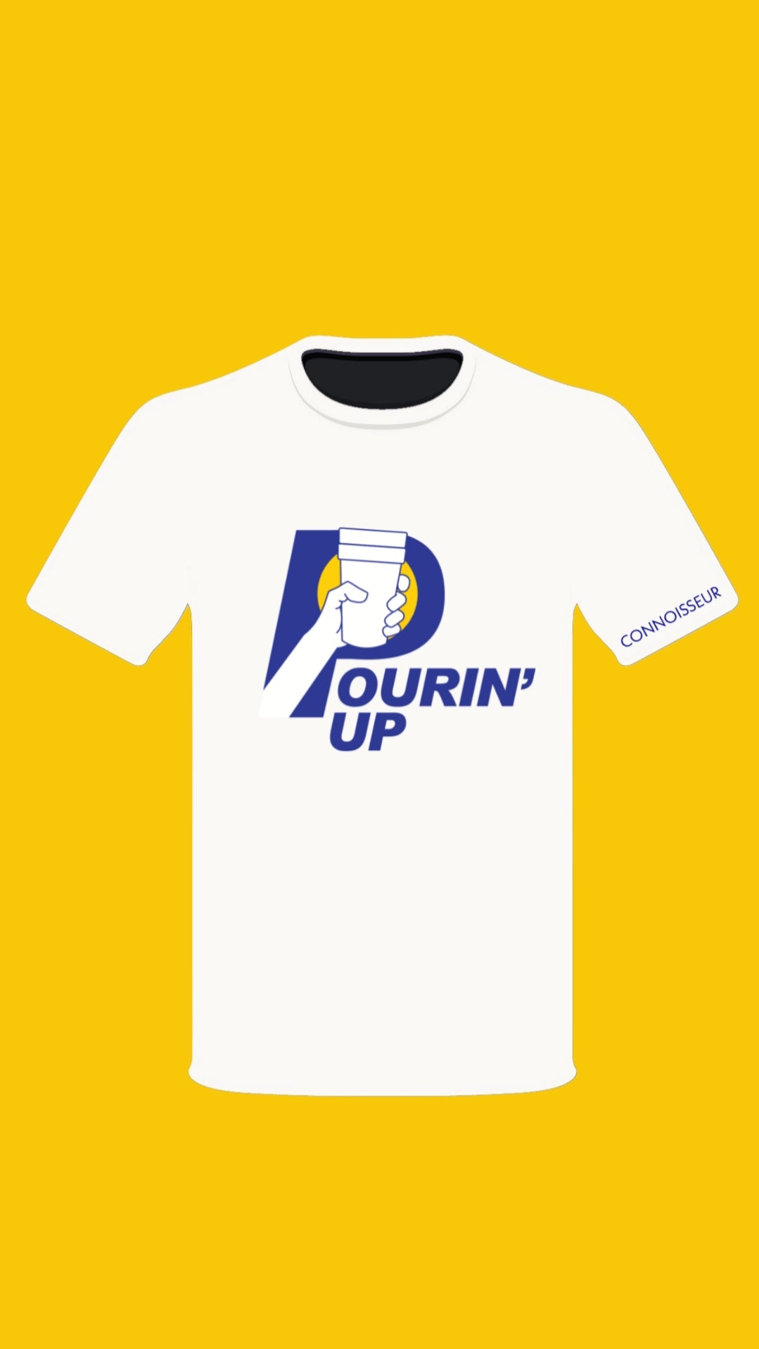 A TBC THROWED BALLERS CONNECTED - COLLECTION THE EXCLUSIVE POURIN' UP T-SHIRT 2025 FINALS EDITION