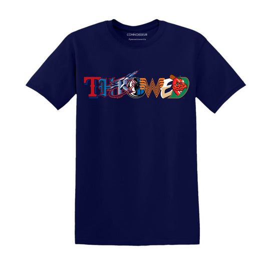 THROWED T-SHIRT (NAVY)