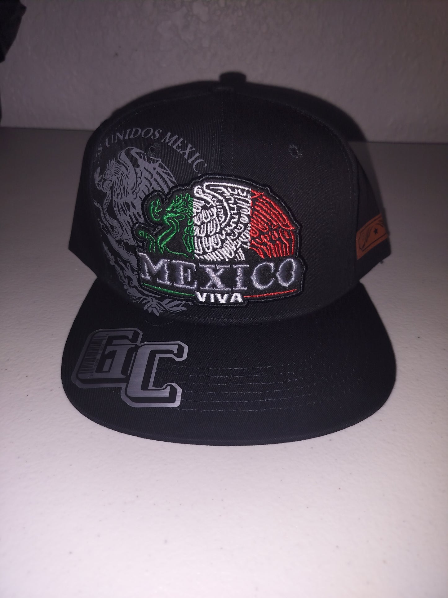 VIVA MEXICO FLAG EAGLE (BANDERA AGUILA) BLACK