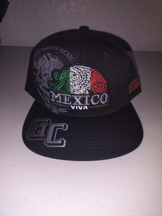 VIVA MEXICO FLAG EAGLE (BANDERA AGUILA) BLACK